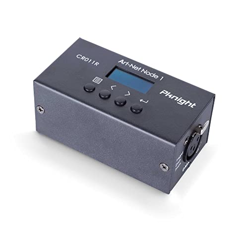 Pknight Interfaz de Control de Iluminación Ethernet ArtNet DMX Bidireccional | un universo (RDM no compatible)
