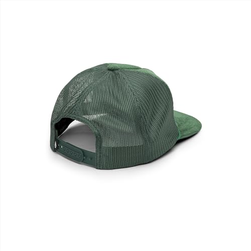 Image of Volcom Men's Snapback Hat - 6-Panel Twill Flat Brim Cap Adjustable Snap Closure