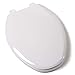 Comfort Seats C1B3E7S00 EZ Close Standard Plastic Toilet Seat, Elongated, White