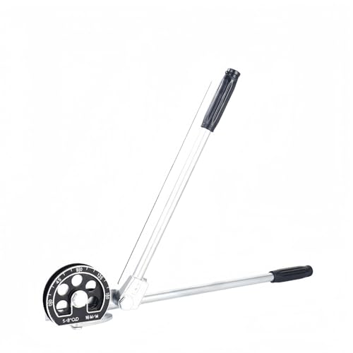 Gwrv �p�C�v�x���_�[�A6mm/8mm/10mm/12mm/14mm/16mm/19mm/22mm�p�C�v�x���_�[�n���h�c�[��180°�|+�A���~�j�E���������Ǘp���d�x (16mm�p�C�v�x���_�[)