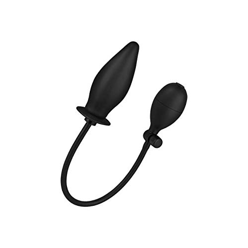 EIS Aufblasbarer Analdildo aus Silikon | Ideale Stimulation für Frauen und Männer | Sex-Spielzeug mit Sicherheitsventil | Zum aufpumpen | 12 cm