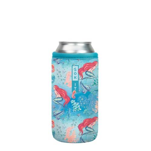 Sok It CanSok Sleeve for Beer & Soda Insulated Neoprene Cover (Treasures Untold, 16oz Can Sleeve)