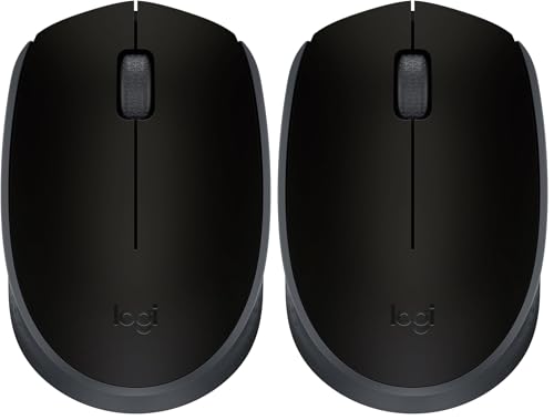 Logitech B170 Souris sans Fil, 2,4 GHz avec Nano-Récepteur, Suivi Optique, Batterie Longue Durée 12 Mois, Ambidextre, Compatible avec PC/Mac/Portable - Grise...