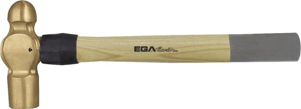 BALL PEIN HAMMER 450 GR WOODEN HANDLE NON SPARKING BRASS