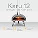 Ooni Karu 12 Multi-Fuel Outdoor Pizza Oven – 12 Inch Pizzas in 60 Seconds - Portable Wood and Gas Fired Pizza Oven with Pizza Stone, Dual Fuel Ooni Pizza Oven