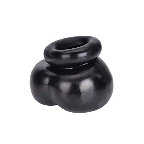 Maeic Black Soft Silicone Ring for Men