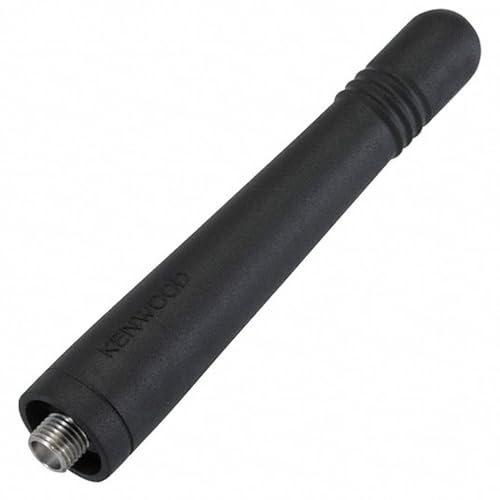 KENWOOD KRA-23M UHF Low-Profile Helical Antenna for Two-Way Radios, OEM Accessory, 440-490 MHz Frequency Range, Standard SMA (F) Connector, Indoor/Outdoor Signal Reception, Water-Dust Resistant