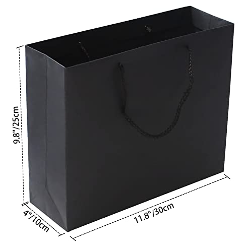 Black Luxury Magnetic Gift Box with Lid, Ribbons and Gift Bag, Medium Size-9.4x7x3 Inches, Great for Christmas, New Year, Wedding, Birthdays, Man - Image 4