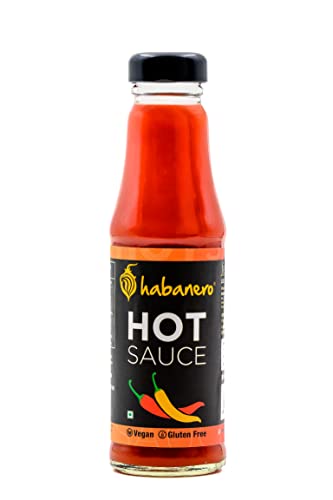 Image of Habanero Hot chilli Sauce |Gluten Free | Vegan and Natural Ingredients (185 grams) Habanero Hot chilli Sauce l Gluten Free | Vegan and Natural Ingredients (100 grams) Enjoy with Fried Rice, Burger,Noodles,Nachos, Momos |