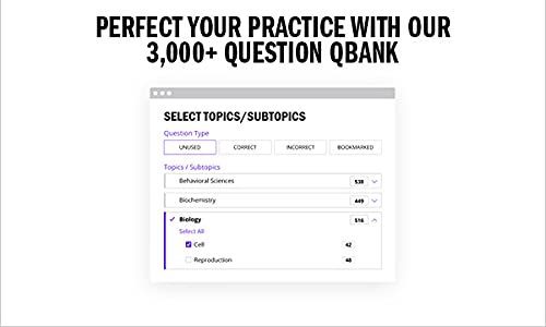 Mcat Self-Study Toolkit 2023-2024: Includes Mcat Complete 7 Book Set, 6 Full-Length Online Practice Tests + Customizable 3,000 Question Practice Bank #TOP4