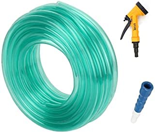 Pipe - 0.5 Inch / 10 Meters Garden Pipe With 5 Way Water Sprayer And Hose Connector