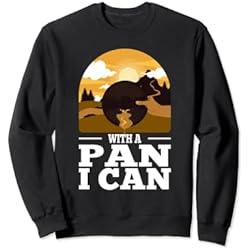 Sartenes Gold Pan Con una sartén puedo Gold Panning hombres Gold Pan Gold Prospector Sudadera