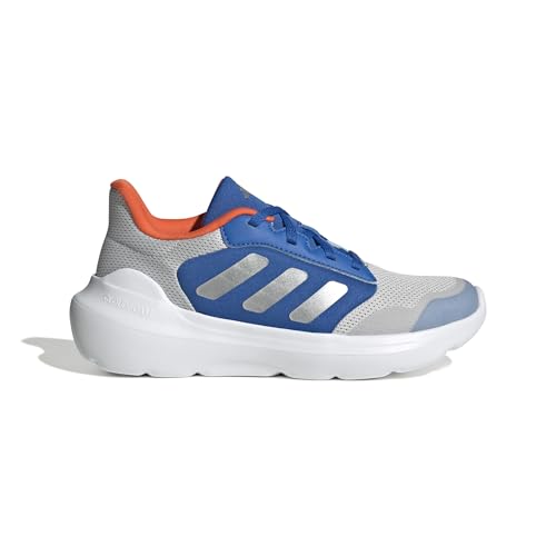 adidas Tensaur Run 3.0 Shoes Junior, Sneakers Unisex Children, Grey One Silver Met Bright Royal, 8
