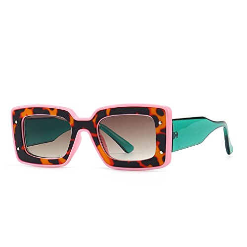 Lunettes de soleil marron léopard rétro : le cadeau de style été idéal pour femmes