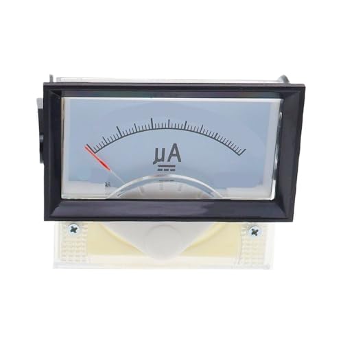Ampèremètre analogique 85C17 0-300 uA boîtier encastrable 70x40mm lecture sans pile