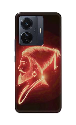 Image of Plastic Printfidaa Printed Hard Back Cover Case For Vivo Iqoo Z6 Pro 5G | Vivo T1 Pro 5G | Vivo S15E Back Cover (Chatrapati Shivaji Maharaj) -112,Multi