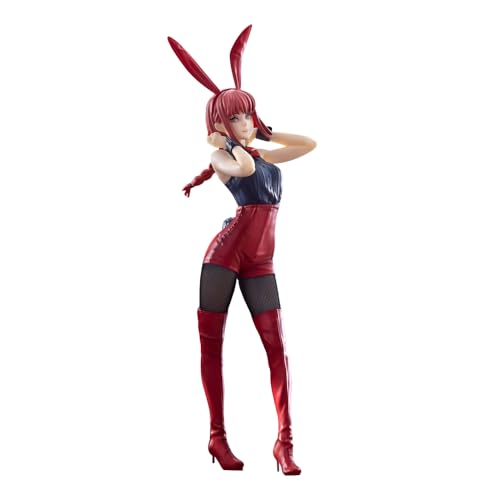 Jilijia Makima Figura Estatua 35 cm Rojo Conejito Girl Figuras Anime Dibujos Animados Figura de Acción PVC Modelo Decoración de Escritorio Anime Coleccionables