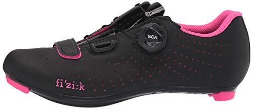 Image of Fizik Tempo R5 Overcurve Cycling Shoe, Black /Pink Fluo - 39, Black /Pink Fluo