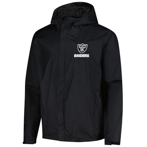 Image of Dunbrooke Men's NFL Tropic Waterproof Packable Full-Zip Hoodie Jacket