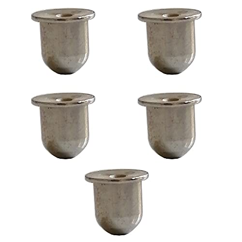 UP100 50 Pieces 4.2-8mm Push Button Spring for 12-50mm Tube Locking Tube Pin Button Mounting Spring Clips for Tent Pole (Dia 9 Height 10.7 mm)