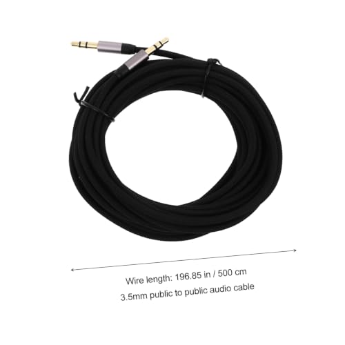 Cable Auxiliar Estéreo Jack 3.5mm Macho a Macho 5m miniatura 2