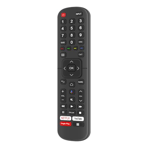 Télécommande Hisense ERF2F60G de rechange compatible Smart TV LED 32A56E et 40A56E