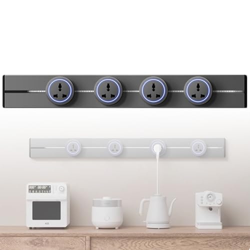 Prese Elettriche, Presa Elettrica Da Binario, Multipresa Universale Con Adattatori Rimovibili, 220V, Per Faretti LED, Cucina, Ufficio E Casa