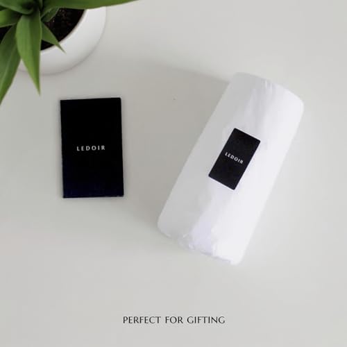 Vases, Vase Flowers Glass, Ledoir 20cm 8 Inch Tall Modern Essentials 1L Clear Modern Living Room Round Flower Jug Pampas Decor Simplistic Gifting Flowera Tulip Rose