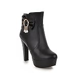 Bottines Femme Plateforme Bottes Roses Bottines Talon Aiguille Imperméable Hiver Bottes De Neige Chaudes Chaussures De Mariage Cowgirl Bottes De Cowboy Pas Cher