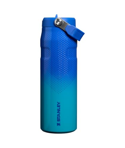Image of STANLEY IceFlow Flip Straw 2.0 Bottle, 24 oz, Pacific Hypergrip