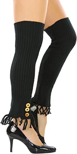 Image of ToBeInStyle Women's Long Over The Knee Leg Warmers Bright Thigh High