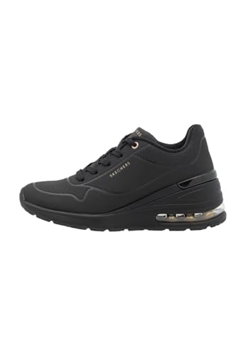 Skechers Million Air - Elevated Air, Scarpe da Ginnastica Donna, Nero, 37 EU