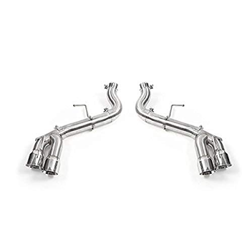 Mishimoto MMEXH-CAM8-16AQTRP Quad Tip Race Axleback Exhaust Compatible With Chevrolet Camaro SS 2016+ Polished
