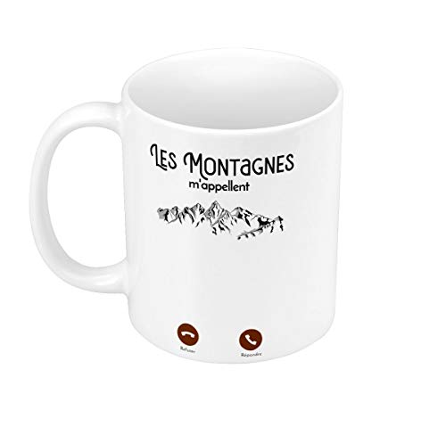 Mug Céramique Les Montagnes M'Appellent Outdoor Aventure