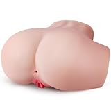16.8LB Sex Doll Male Masturbator Pocket Pussies, Adult Sex Toys Realistic Big Pussy Ass Sex Doll Stroker 3D Lifelike Soft Butt with Vagina and Anal Channel for Men Masturbation Pleasure