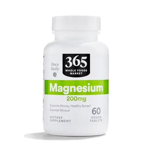 Magnesium 200mg,Vegan, 60 Tablets