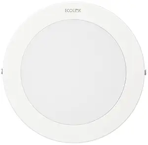 EcoLink 12-Watt Surface Round LED Downlighter (Warm White, Pack of 2)