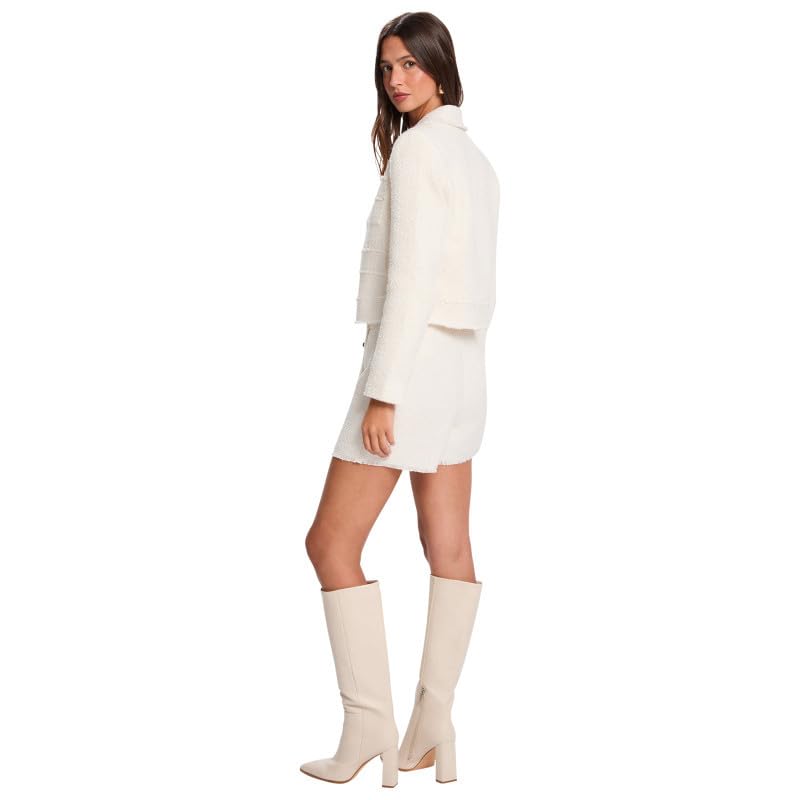 Morgan - Jupe Courte Femme écrue