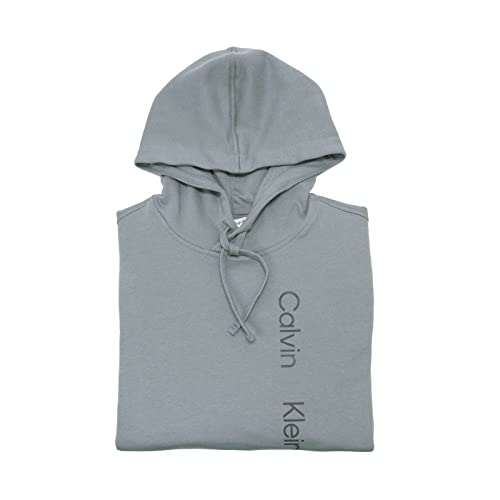 Calvin Klein Men's Relaxed Fit Monogram Logo Fleece Hoodie2
