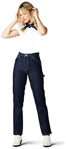 Lee Vintage Modern Women's High Rise Dungaree Ankle Jeans (Blu-Fast Rinse, 31) Lee Vintage Modern Women's High Rise Dungaree Ankle Jeans (Blu-Fast Rinse, 31)