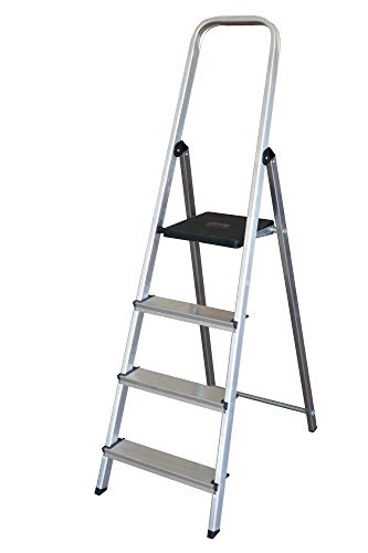 Arcama DN04 - Escalera domestica (aluminio, 4 peldaños, EN131)