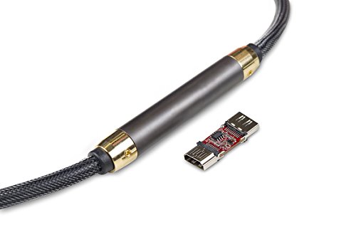 Cable HDMI de señal alta calidad DCU Tecnologic hibrid pro negro 2