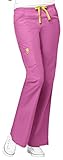 WonderWink womens Flare Leg Cargo Pant, Peony, Medium