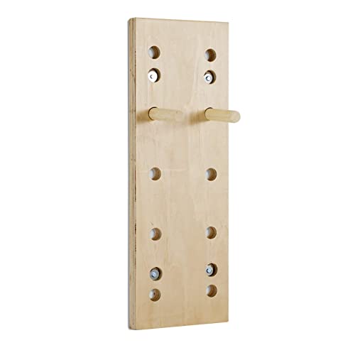Tablero de entrenamiento de escalada Peg Board 2 x 5 panel de suspensión y fuerza