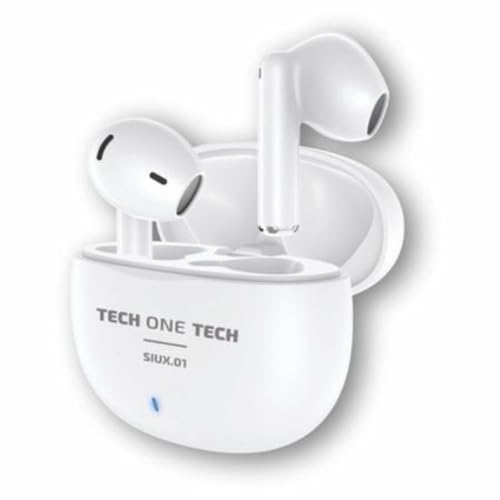 Tech One Tech Cuffie In Ear Bluetooth Tec1401 Bianco