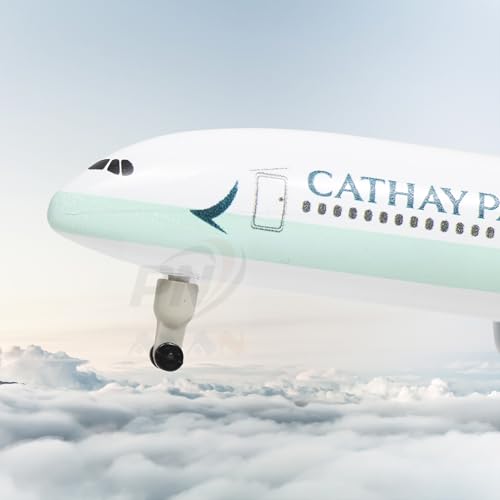 Image of Cathay Pacific Airlines, diecast, Metal Aeroplane Scale Model Office only for Display Size 20 cm (Cathay Pacific)