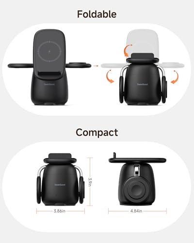 3 in 1Wireless Charger for Samsung S26+/Galaxy Watch - image 3