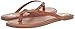 Calvin Klein Women's Crude Flip Flop, Luggage 120, 8.5