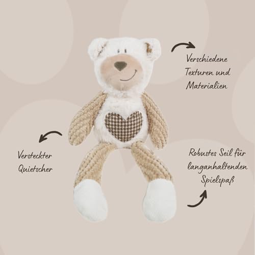 Rosewood 39149 Benjamin Bär Plüsch-Spielzeug für Hunde, braun, 40 cm