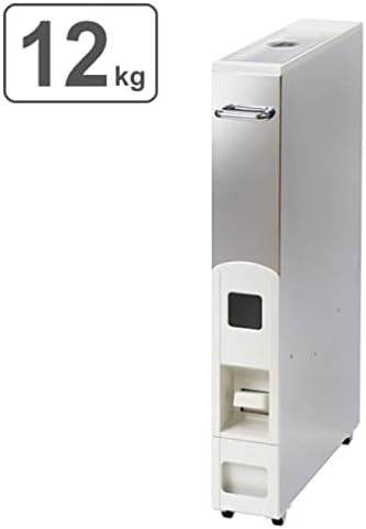 米びつ 10kg用 スリム 幅10cm キャスター付き ステンレス スリムライスディスペンサー 12kg ライスボックス 米櫃 無洗米兼用 10kg 1合計量 一合計量 計量機能付き 計量式 ライスストッカー スキマ 隙間 すきま